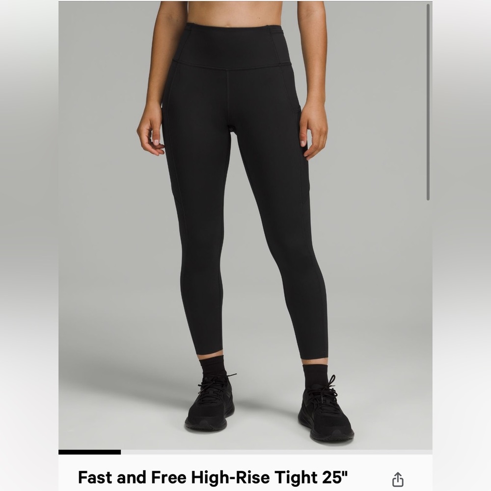 Lululemon fast & free 25”